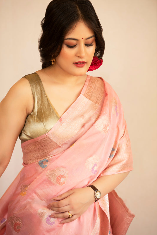 Gulnaar Katan Banarasi Saree