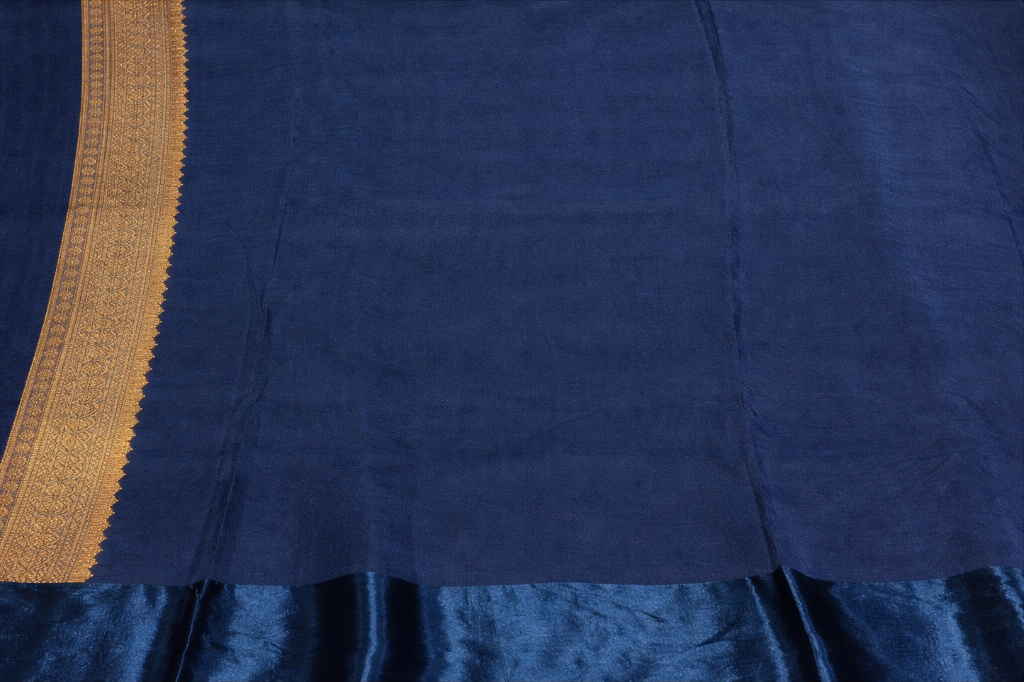 Pure Banarasi Silk Saree in Deep Crimson Red | Handwoven Zari Motifs | Festive & Wedding Wear