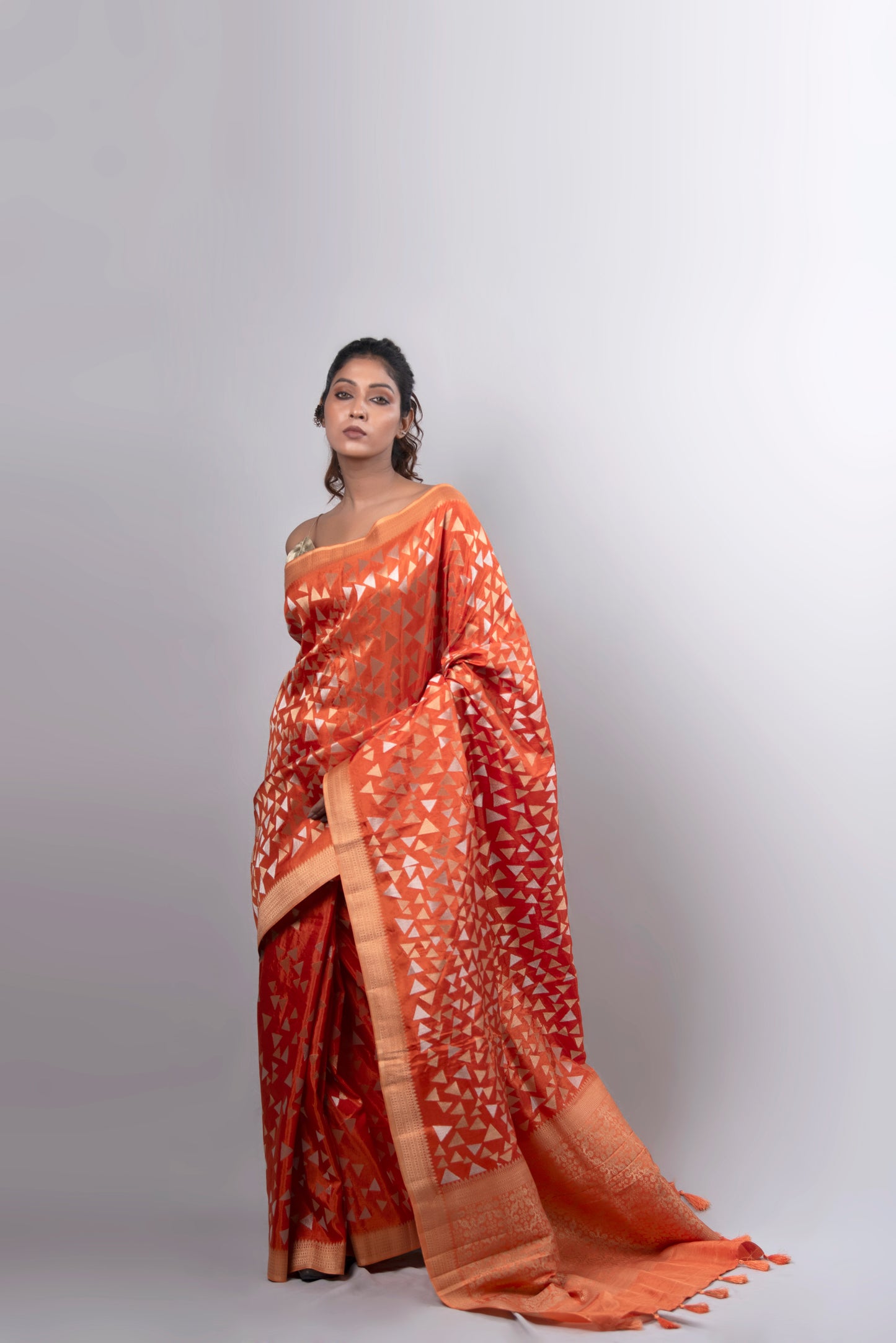 Surya Rekha Crepe Silk Saree