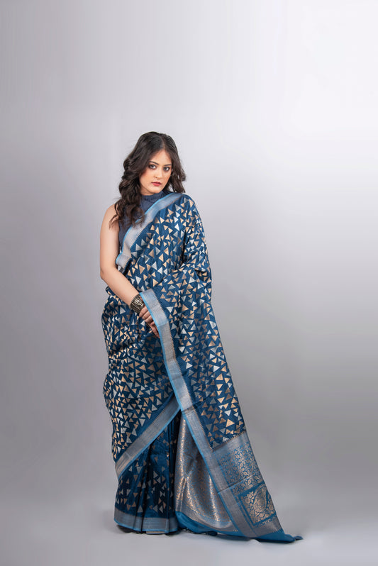 Neel Tara Crepe Silk Saree