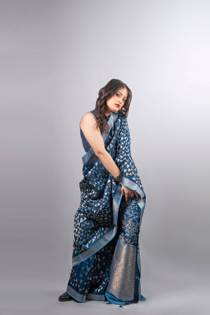 Neel Tara Crepe Silk Saree