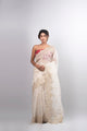 Noor-e-Ivory Organza Silk Saree