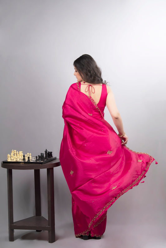 Rani Rose Silk Saree