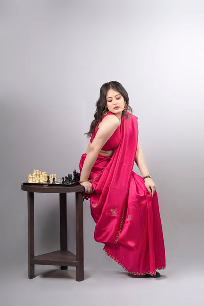 Rani Rose Silk Saree