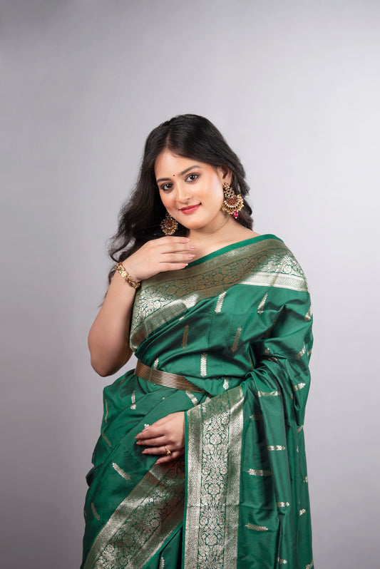Emerald Veena Art Silk Saree