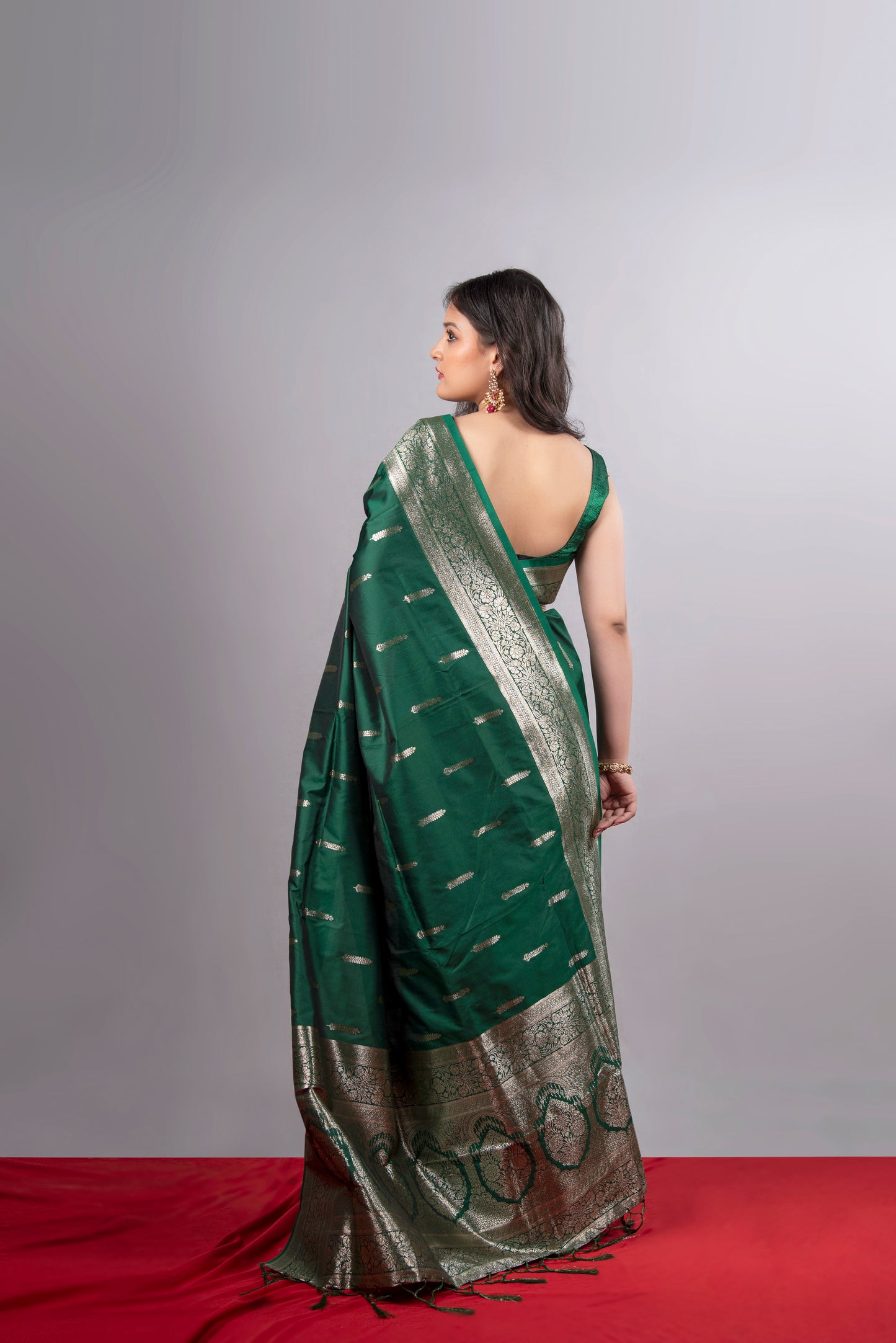Emerald Veena Art Silk Saree