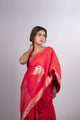 Surkh Hamsa Silk Saree