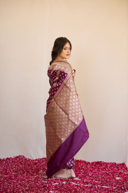 Rajnandini Katan Silk Banarasi Saree