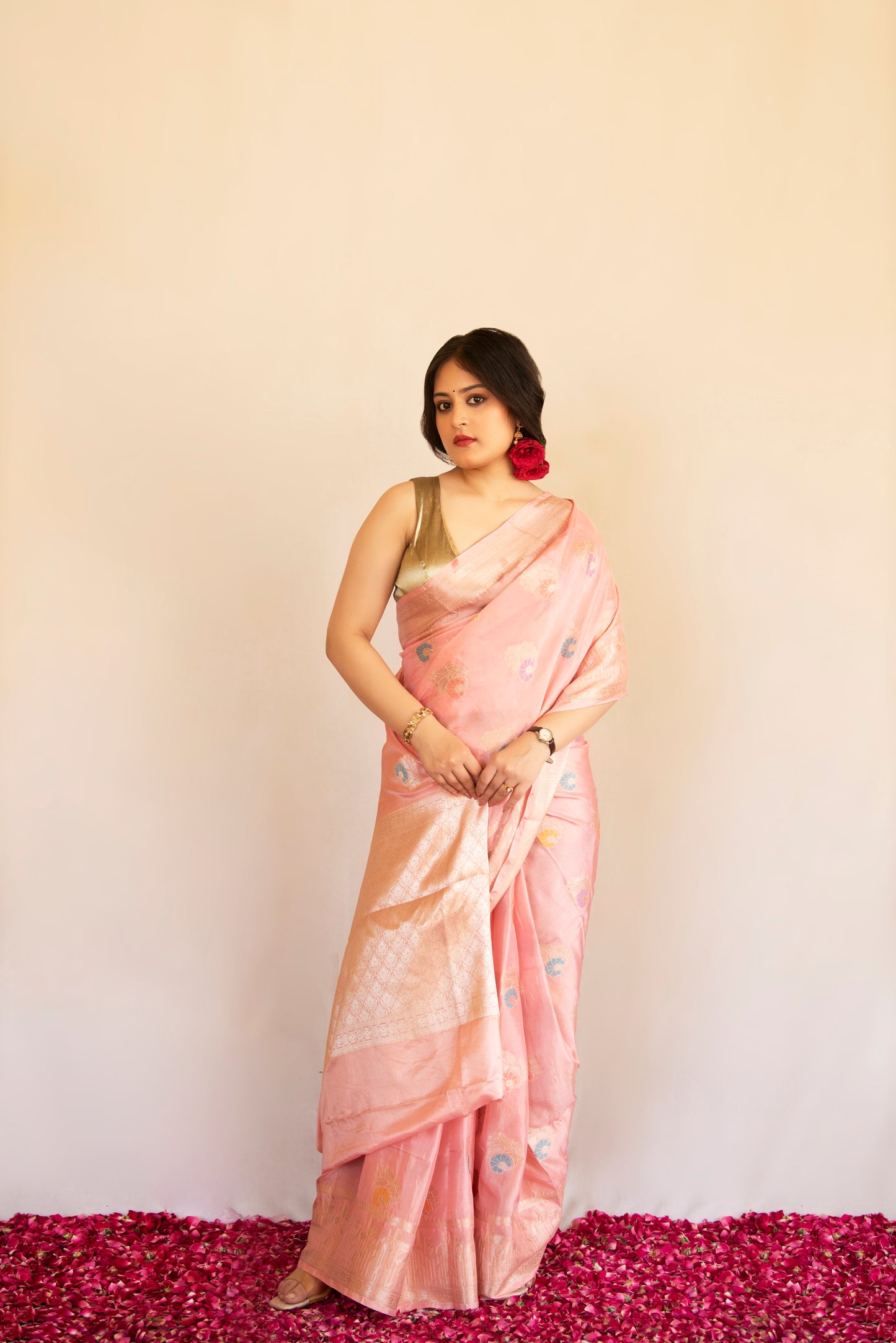 Gulnaar Katan Banarasi Saree