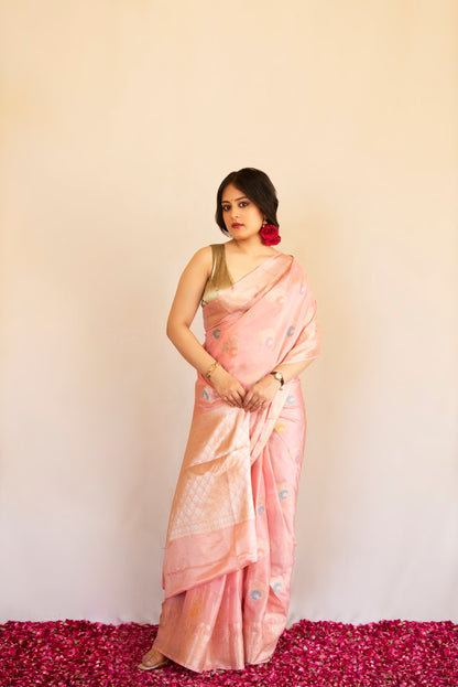 Gulnaar Katan Banarasi Saree