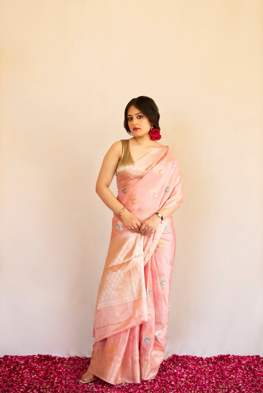 Gulnaar Katan Banarasi Saree