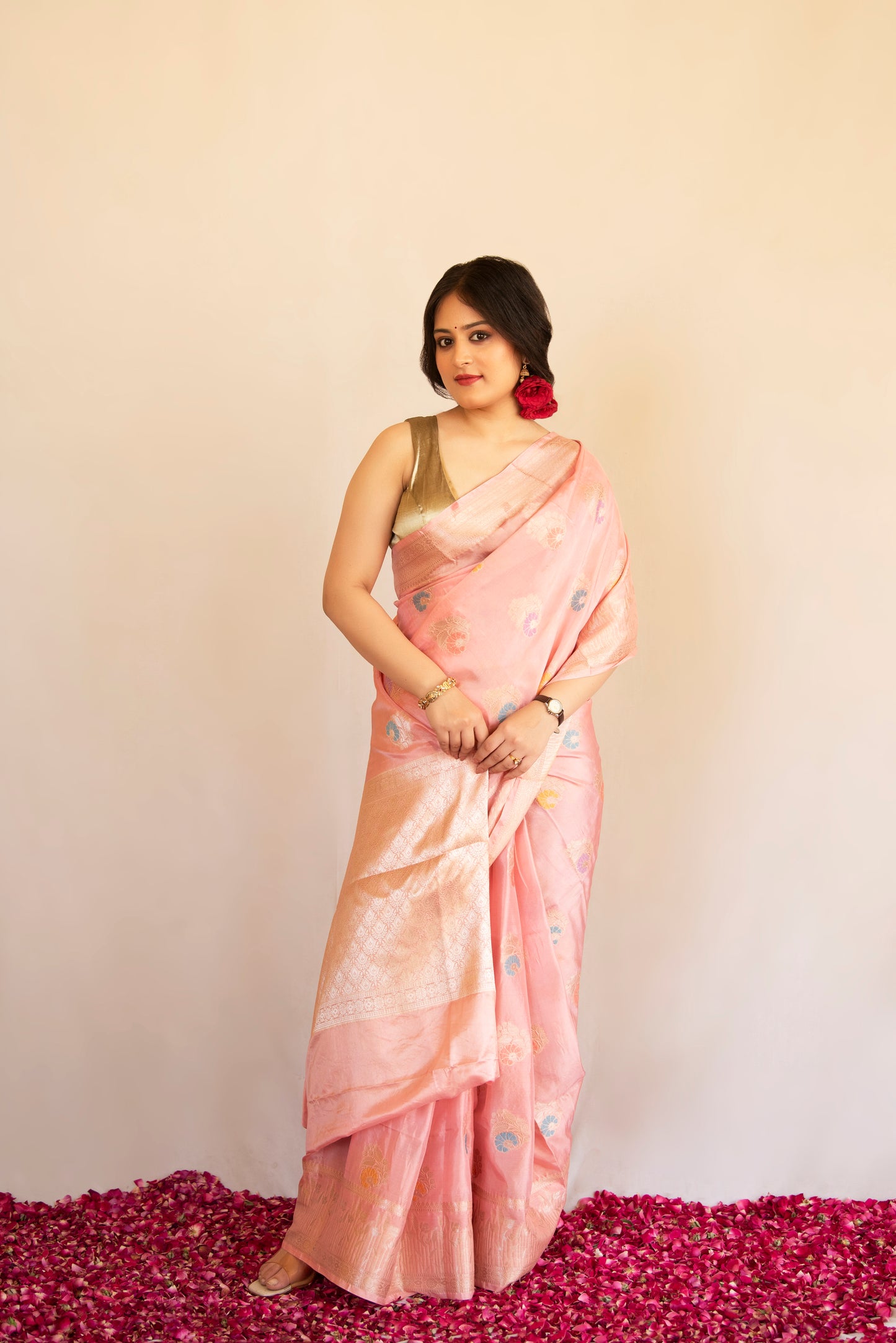 Gulnaar Katan Banarasi Saree