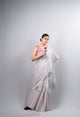 Gulmohar Linen Cotton Saree