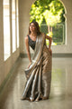 Black Gold Pure Tissue Brocade Saree