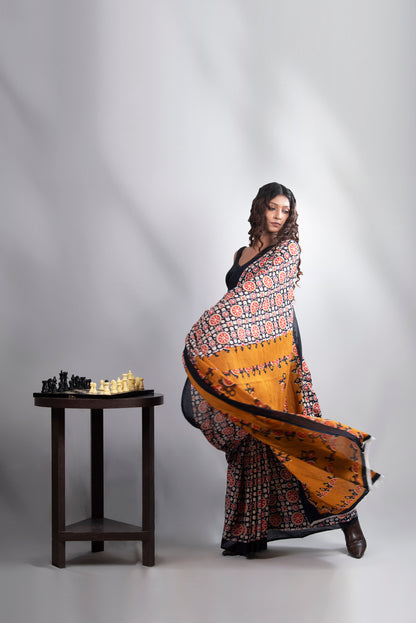 Zariya Mul Cotton Saree