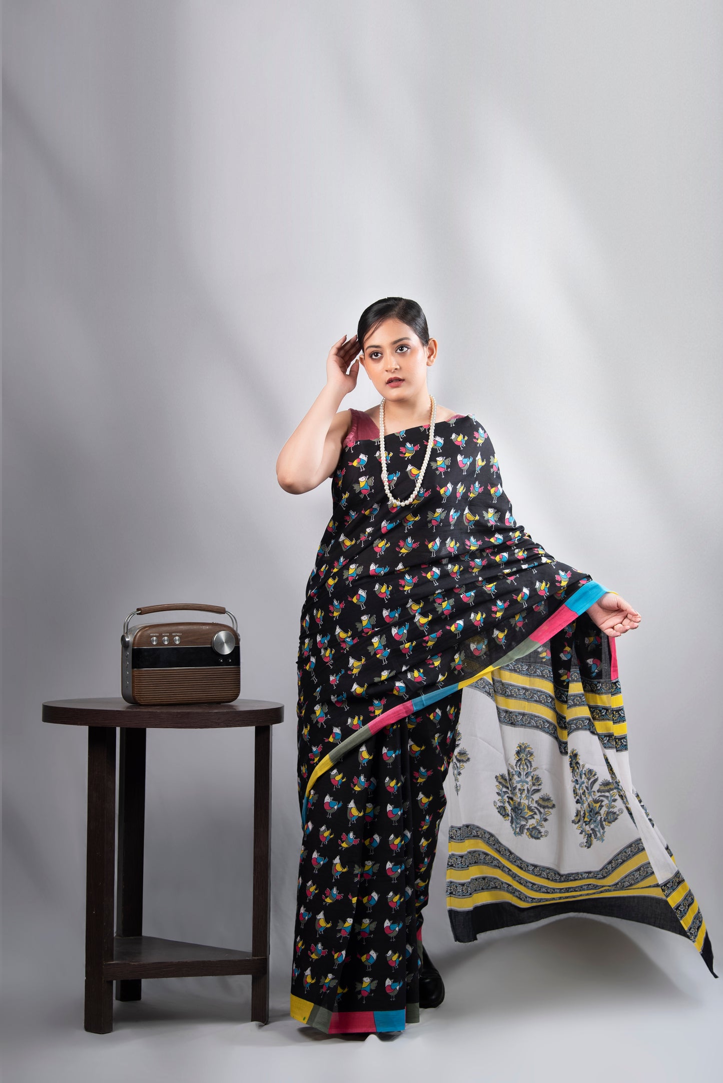 Rangrez Mul Cotton Saree