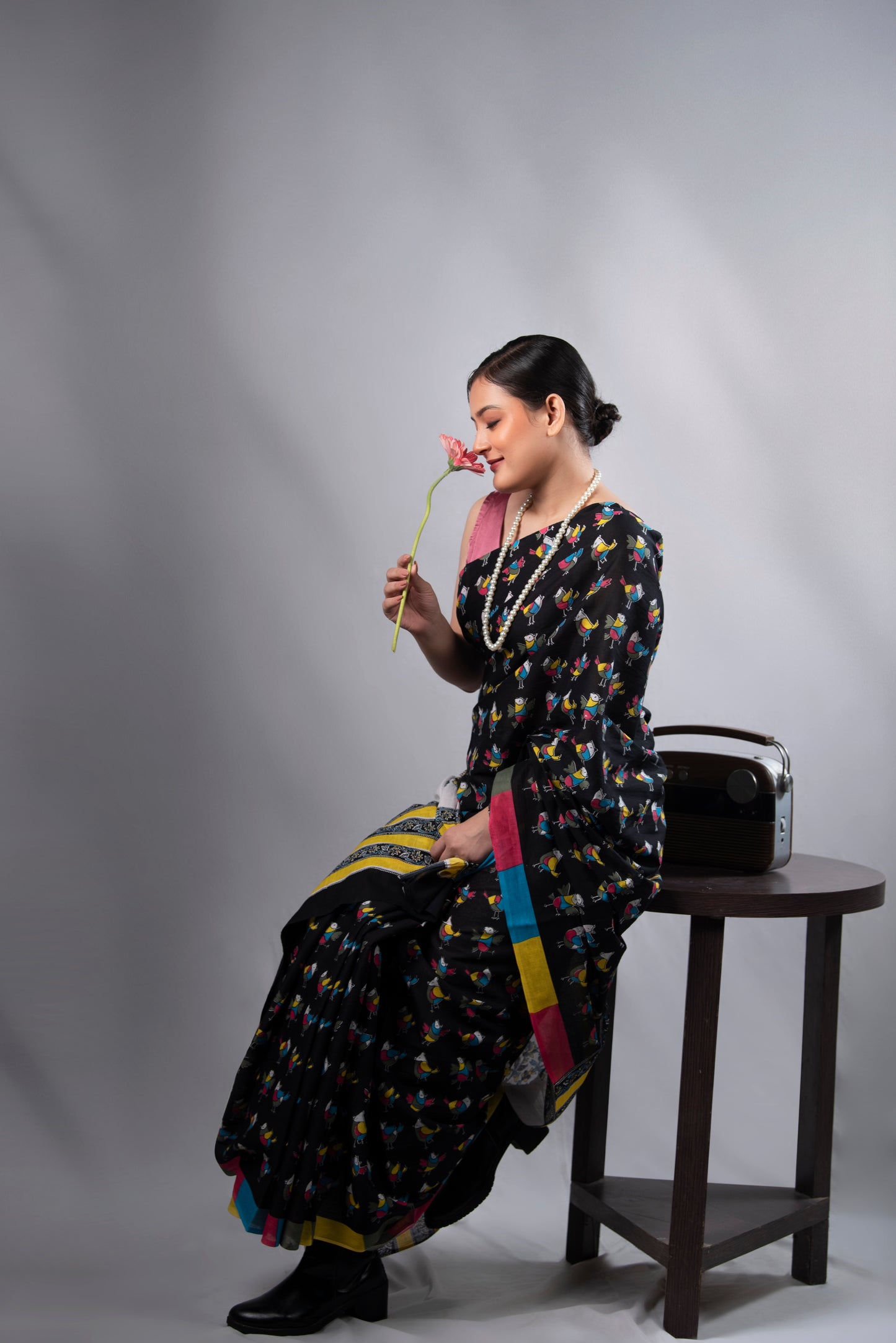 Rangrez Mul Cotton Saree