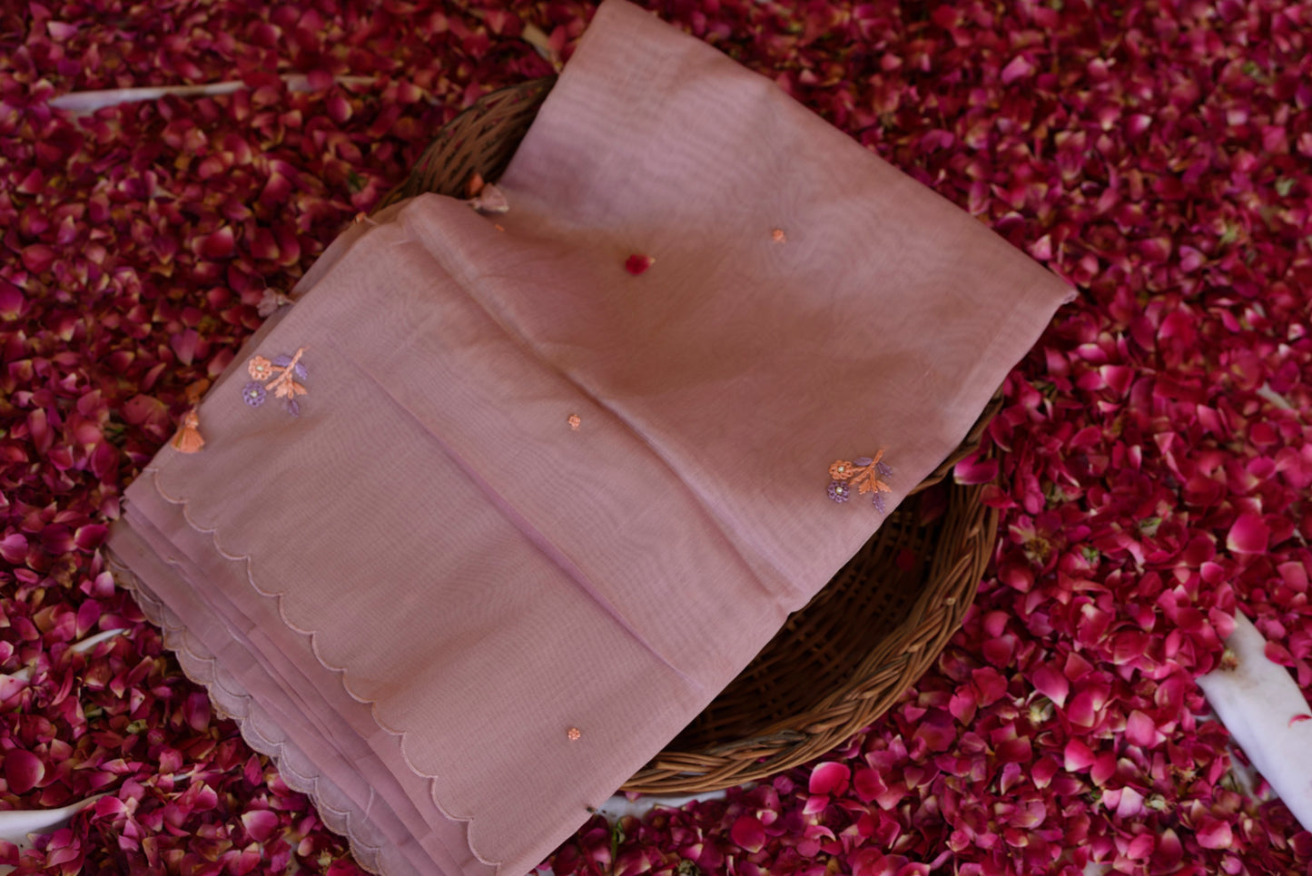 Pista Noor Tissue Organza Saree