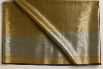 Black Gold Pure Tissue Brocade Saree