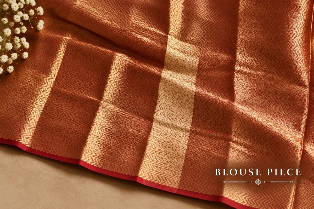 Crimson Rose Pure Tissue Silk Saree